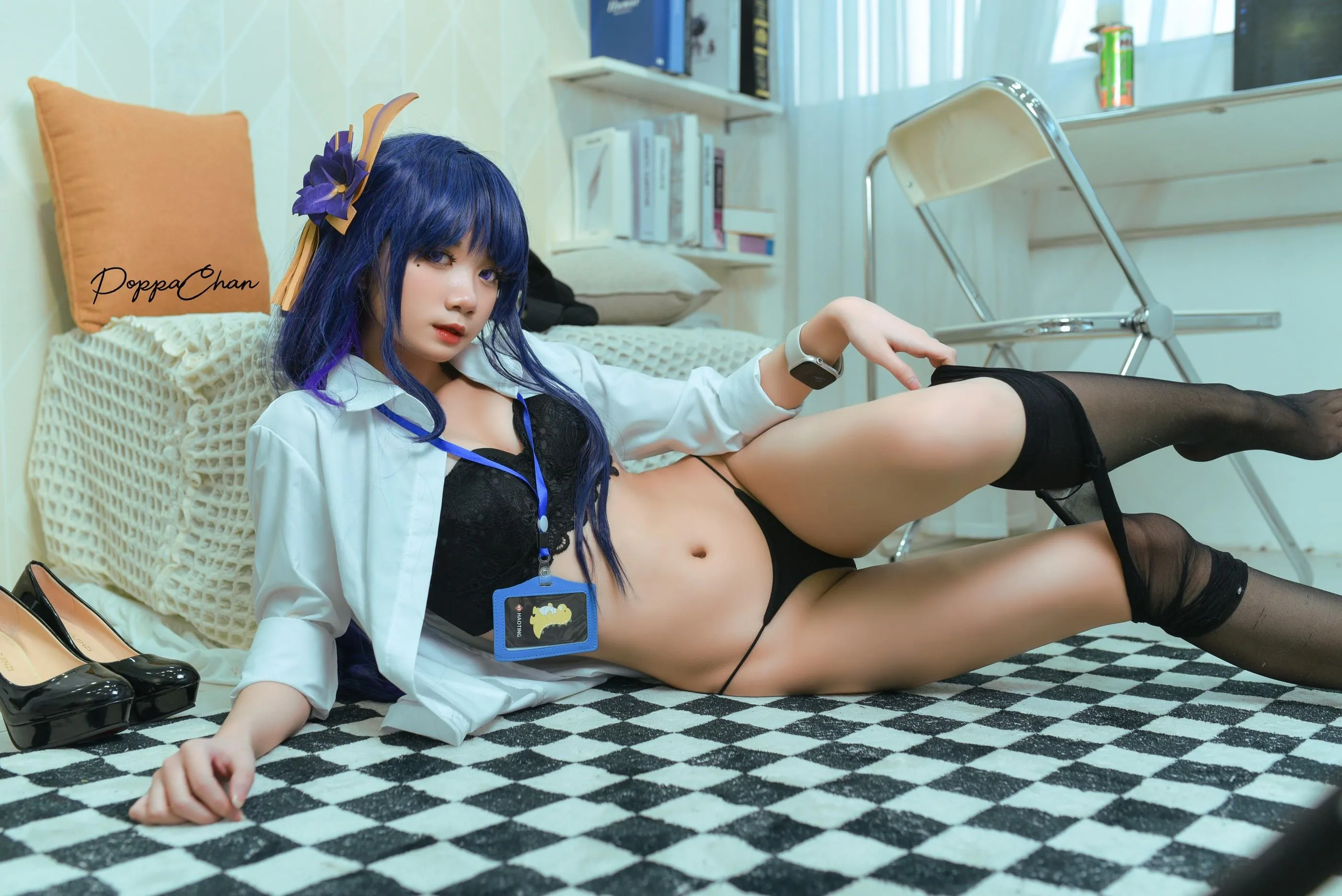 PoppaChan – NO.021 Raiden Shogun Officer [25P]插图1
